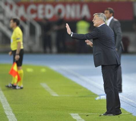 Second qualifying round of UEFA Champions League, FK Vardar Skoplje - GNK Dinamo. 12.07.2016., stadium National Arena Philip II of Macedonia, Skopje, Macedonia - Second qualifying round of UEFA Champions League, FK Vardar Skoplje - GNK Dinamo. Zlatko Kranjcar.  STR-1234 HaloPix PIXSELL