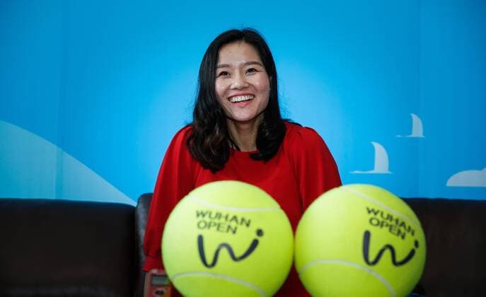 WUHAN, CHINA - JULY 13: Retired tennis player Li Na attends the ticket release ceremony of the 2016 Dongfeng Motor Wuhan Open on July 13, 2016 in Wuhan, Hubei Province of China.  CFP488205874 