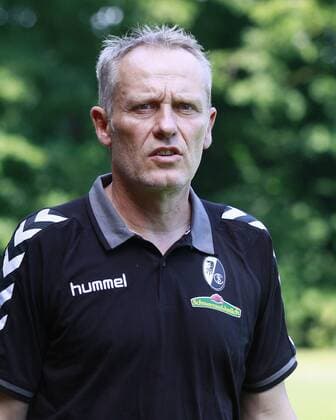 SC March - SC Freiburg Christian STREICH, Trainer SCF, Portrait, Porträt, Einzelbild, hoch, Fußball 1. BL Saison 2016 2017, Vorbereitung, Testspiel