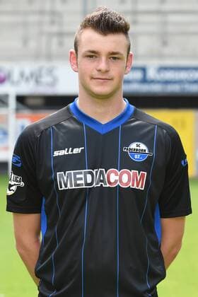 Fußball 3. Liga, Porträttermin 2016 2017 SC Paderborn 07 am 13.07.2016 in der Benteler-Arena in Paderborn Tim Mannek (Paderborn) mt