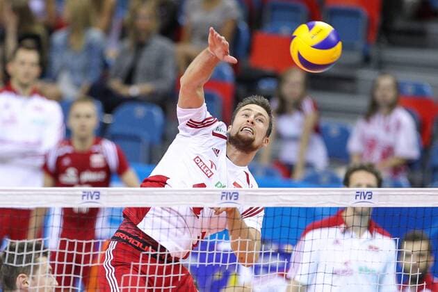 FIVB WORLD LEAGUE FINALS KRAKOW 2016 Poland - France MICHAL KUBIAK SYLWETKA ATAK  20160713FNMG075