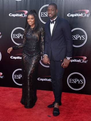 NBA Basketball Herren USA player Dwyane Wade and actress Gabrielle Union attend the ESPY Awards at Microsoft Theater in Los Angeles on July 13, 2016.  LAP2016071305 JIMxRUYMEN