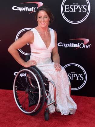 Athlete Tatyana McFadden attends the ESPY Awards at Microsoft Theater in Los Angeles on July 13, 2016.  LAP2016071342 JIMxRUYMEN