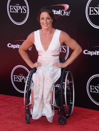 Athlete Tatyana McFadden attends the ESPY Awards at Microsoft Theater in Los Angeles on July 13, 2016.  LAP2016071345 JIMxRUYMEN