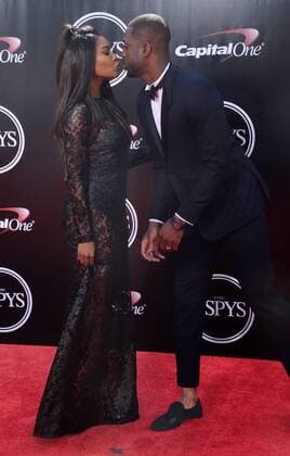NBA Basketball Herren USA player Dwyane Wade and actress Gabrielle Union attend the ESPY Awards at Microsoft Theater in Los Angeles on July 13, 2016.  LAP2016071351 JIMxRUYMEN