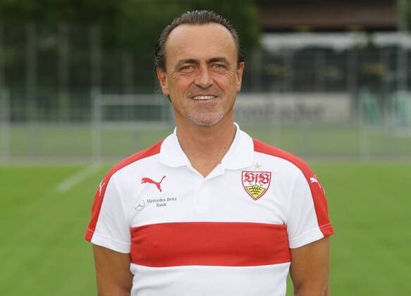 Fussball 2. Bundesliga 2016 2017 13.07.2014 Fototermin beim VfB Stuttgart: Teammanager Guenther Schaefer