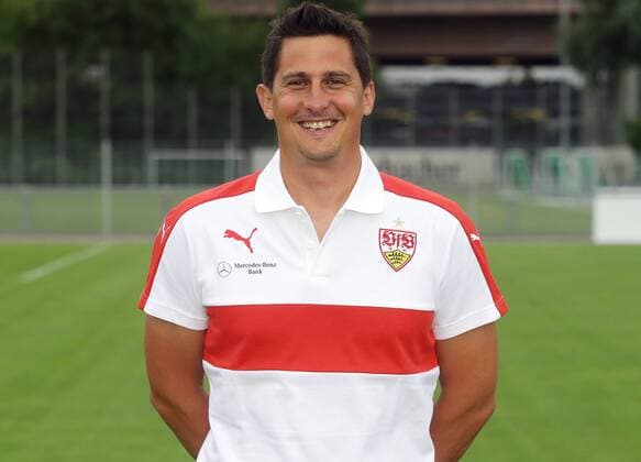 Fussball 2. Bundesliga 2016 2017 13.07.2014 Fototermin beim VfB Stuttgart: Physiotherapeut Manuel Roth