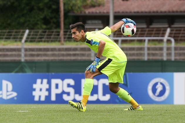 14.07.2016, xjfx, Fussball Europameisterschaft 2016 U19, Oesterreich - Italien, emspor v.l. Paul Gartler (Oesterreich) Reutlingen