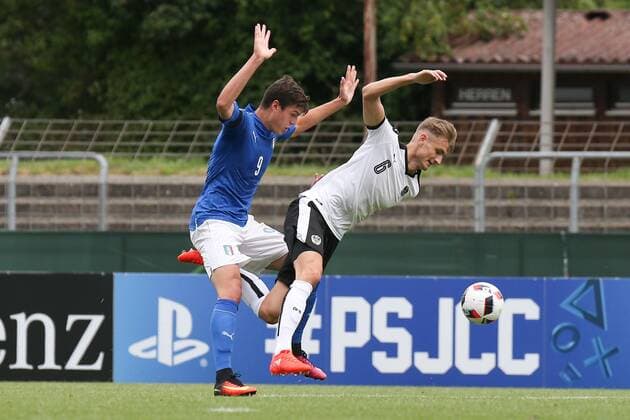 14.07.2016, xjfx, Fussball Europameisterschaft 2016 U19, Oesterreich - Italien, emspor v.l. Reutlingen