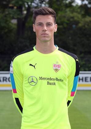 14.07.2016, Stuttgart, Fußball Regionalliga Saison 2016 2017 VfB Stuttgart II: Mannschaftsfoto, Fototermin, Portraits: Niklas Bolten