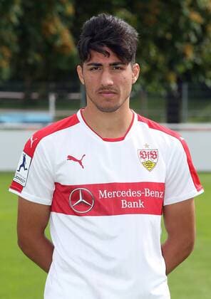 14.07.2016, Stuttgart, Fußball Regionalliga Saison 2016 2017 VfB Stuttgart II: Mannschaftsfoto, Fototermin, Portraits: Berkay Özcan