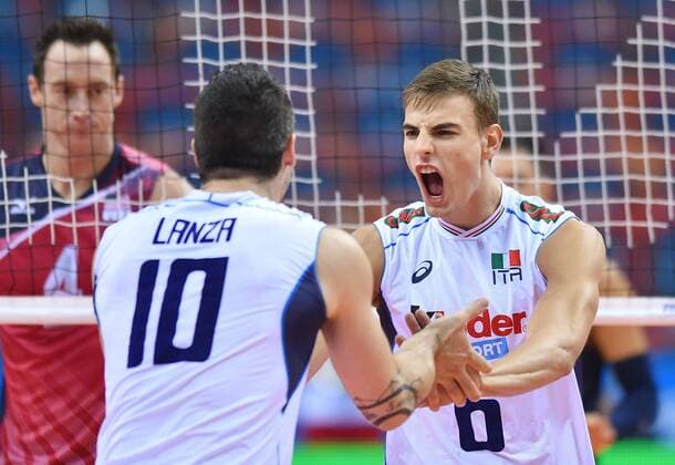 2016.07.14 Krakow Siatkowka - Nationalteam - 2016 Finaly Wlochy - USA N z Simone Giannelli (ITA) - 2016.07.14 Krakow FIVB Volleyball World League Finals Italy vs USA Simone Giannelli (ITA) - 