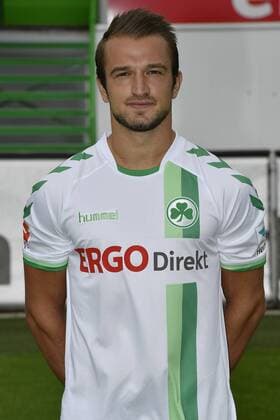 14.07.2016 - SpVgg Greuther Fürth Fuerth - 2. Fußball Bundesliga BL - Saison 2016 2017 - Fototermin Porträttermin - - Veton Berisha (19, SpVgg Greuther Fürth ) - Einzelbild Einzelfoto Portrait Porträt Kopfbild