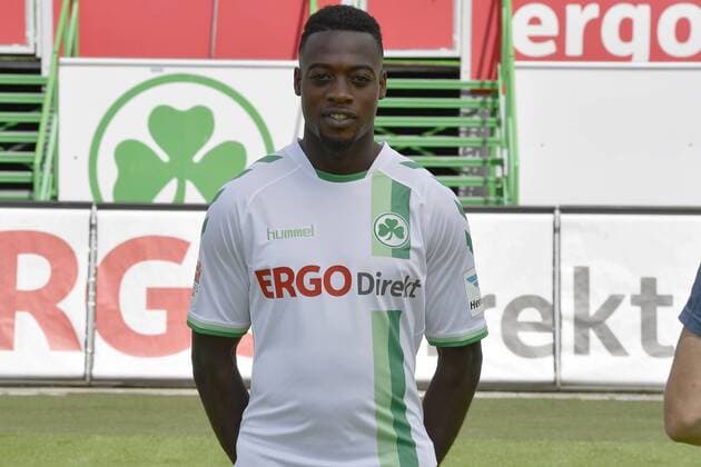 14.07.2016 - SpVgg Greuther Fürth Fuerth - 2. Fußball Bundesliga BL - Saison 2016 2017 - Fototermin Porträttermin - - Khaled Narey (21, SpVgg Greuther Fürth ) - Freisteller Einzelbild