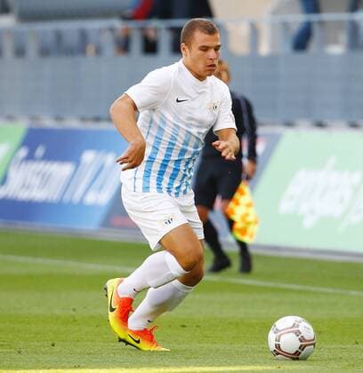 15.07.2016 Tissot Arena Biel , Saison 2016 2017 Herren Fussball Uhrencup 2016 Borussia Mönchengladbach - FC Zürich Vasilije Janjicic (FC Zürich) 