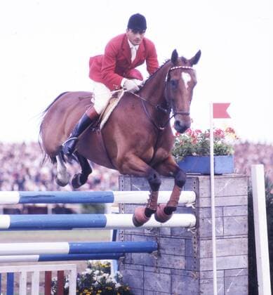 Springreiter-Legende Hans Günter Winkler, unser Bild in Aktion auf Fortune (Aufn.13.07.1967), wird am 24.07.2016 Neunzig , 90 Jahre alt. HM