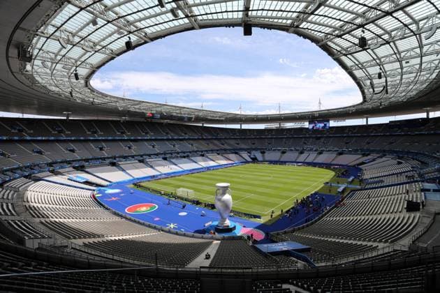 Stadion Stade de France St.Denis Übersicht Innenansicht Sportstätte Fußball Fussball Finale UEFA Europameisterschaft Euro 2016 EM 10.07.2016 Nationalmannschaft Herren Portugal vs. Frankreich Stadion Stade de France St.Denis