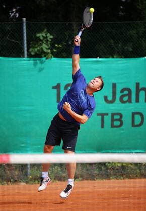 16.07.2016 xcex Deutschland, Darmstadt, Tennis-Trophy bei TEC Darmstadt zugunsten des Projekts DU MUSST KÄMPFEN - Spenden für an Krebs erkrankte Kinder und Jugendliche der ehemalige deutsche Tennisprofi Alexander Waske
