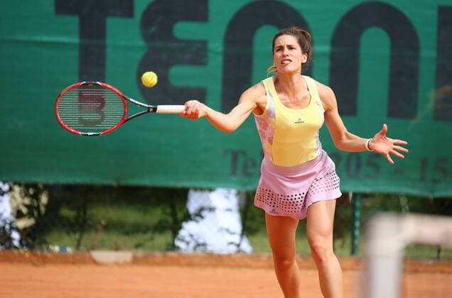 16.07.2016 xcex Deutschland, Darmstadt, Tennis-Trophy bei TEC Darmstadt zugunsten des Projekts DU MUSST KÄMPFEN - Spenden für an Krebs erkrankte Kinder und Jugendliche Tennisprofi Andrea Petkovic