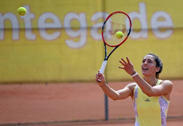 16.07.2016, xjhx, Tennis, TEC Darmstadt Charity Turnier Du musst kamepfen, emspor emonline v.l. Andrea Petkovic Darmstadt