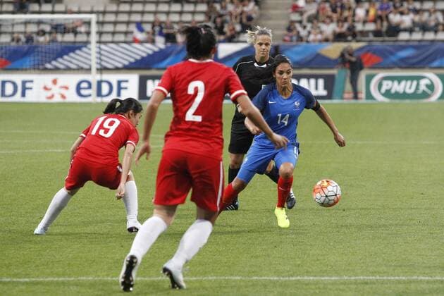 Fußball, Damen, Frankreich - China Louisa Cadamuro - Fussball Damen, Nationalteam Länderspiel, Frankreich vs. China - 16 07 2016 MichaelBaucher Panoramic 