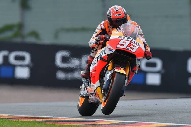 MotoGP, Marc Marquez gewinnt GP von Deutschland Sachsenring (Germania) 17 07 2015 - Motorsport Moto GP LucaxGambuti -- Marc Marquez 