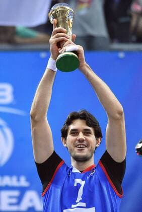 Volleyball, Serbien gewinnt World League Finale 2016.07.17 Krakow - Dragan Stankovic (SRB) 2016.07.17 Men Volleyball World League Finals final game Serbia vs Brazil Dragan Stankovic (SRB)  20160717LUK500
