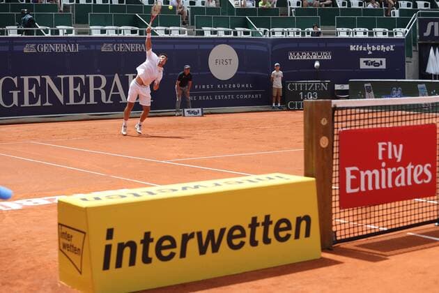 TENNIS - ATP Tennis Herren Generali Open 2016 KITZBUEHEL,AUSTRIA,18.JUL.16 - TENNIS - ATP World Tour, Generali Open. Image shows Igor Sijsling (NED). GEPAxpictures xAndreasxPranter