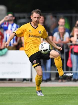 Marc Wachs (Dresden), SG Dynamo Dresden gegen Hertha BSC U23, Testspiel, Freundschaftsspiel, Saisonvorbereitung, Fußball, Fussball, 2. Liga, 2. Bundesliga, Saison 2016 2017, Jahnkampfbahn in Großenhain, 13.07.2016,
