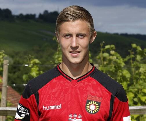 Sebastian Schiek (SG) . Fototermin SG Sonnenhof Grossaspach 2016-2017 . Großaspach, GER, 15.07.2016 ,Fussball 3. Liga 2016 2017.