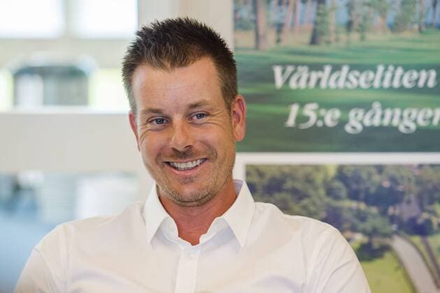 160719 Henrik Stenson under en presskonferens den19 juli 2016 i Barsebäck.  Copyright: MathildaxAhlberg BB160719MA008