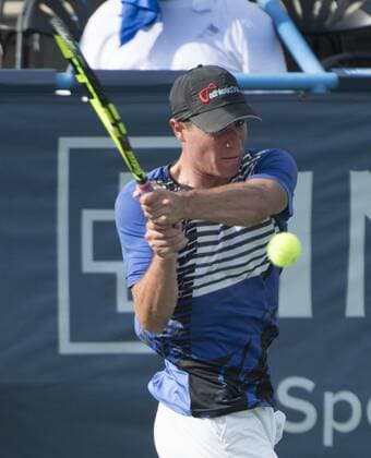 July 19,2016: Ernesto Escobedo (USA) loses to Donald Young (USA) 6-3, 3-6, at the Citi Open being played at Rock Creek Park Tennis Center in Washington, DC, . Ã‚Â© Tennisclix TENNIS 2016: Citi Open July 16 - ZUMAc04_