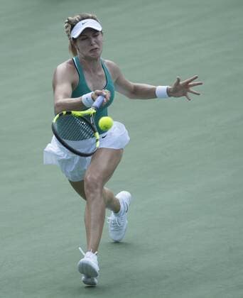 July 19,2016: Eugenie Bouchard (CAN) loses to Camila Giorgi (ITA) 7-5, 6-4, at the Citi Open being played at Rock Creek Park Tennis Center in Washington, DC, . Ã‚Â© Tennisclix TENNIS 2016: Citi Open July 16 - ZUMAc04_
