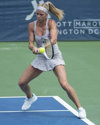 July 19, 2016: Camila Giorgi (ITA) defeated Eugenie Bouchard (CAN) 7-5, 6-4, at the Citi Open being played at Rock Creek Park Tennis Center in Washington, DC. Â© Tennisclix CSM TENNIS 2016: Citi Open July 16 - ZUMAc04_