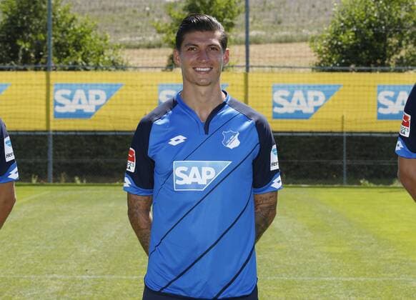 Steven Zuber (1899) . Fototermin 1899 Hoffenheim 2016-2017 . Sinsheim, GER, 19.07.2016 , Fussball 1. Bundesliga 2016 2017.