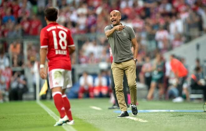 20. Juli 2016: Muenchen, Allianz Arena: Fussball Testspiel: FC Bayern Muenchen - Manchester City: Manchester Trainer Pep Guardiola.