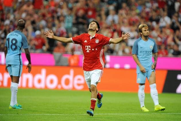 Freude bei Erdal Oeztuerk (FC Bayern Muenchen) nach seinem Treffer zum 1:0, beim Testspiel zwischen dem FC Bayern Muenchen und Manchester City am 20.07.2016. Copyright: Stuetzle xEibner-Pressefoto EP_WSE