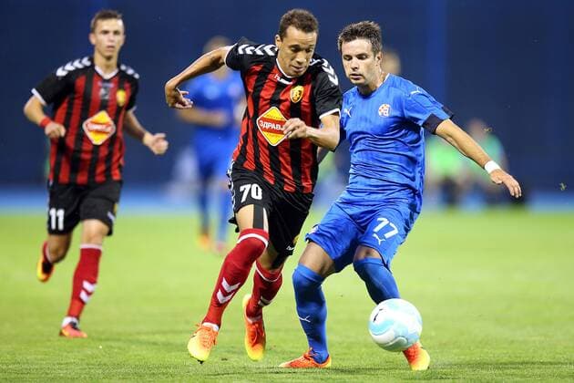 GNK Dinamo - FK Vardar, Croatia 20.07.2016., stadium Maksimir, Zagreb,Croatia - Champions League, Second qualifying round , GNK Dinamo - FK Vardar. Alexandru Matel.  GoranxStanzl PIXSELL