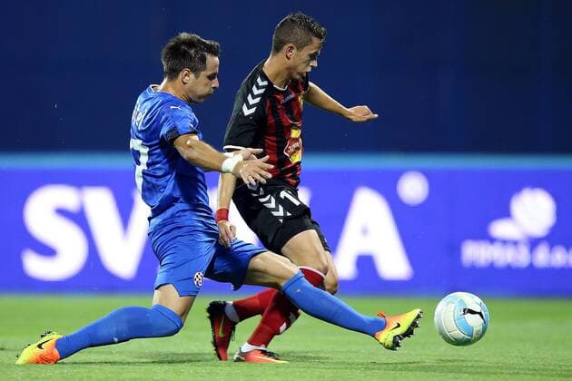 GNK Dinamo - FK Vardar, Croatia 20.07.2016., stadium Maksimir, Zagreb,Croatia - Champions League, Second qualifying round , GNK Dinamo - FK Vardar.. Alexandru Matel.  GoranxStanzl PIXSELL