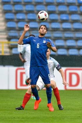 GER, UEFA U19 EURO 2016, Halbfinale, England (ENG) vs Italien (ITA) 21.07.2016, Hardtwaldstadion, Sandhausen, GER, UEFA U19 EURO 2016 im Bild: Manuel Locatelli ( 6, Italien Italy (ITA) nordphotox xFabisch