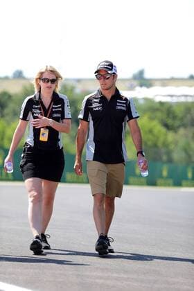 Hungarian Grand Prix, Hungaroring, Budapest 21 - 24 July 2016 21.07.2016 - Sergio Perez (MEX) Sahara Force India F1 VJM09 