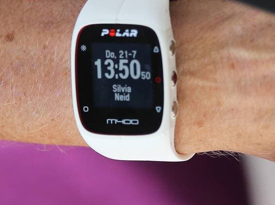 Polar Uhr von Headcoach Silvia Neid (GER)
