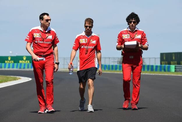 Sebastian Vettel, Scuderia Ferrari, formula 1 GP, Ungarn in Budapest, 22.07.2016 Photo:mspb Jerry Andre Sebastian Vettel, formula 1 GP, Ungarn
