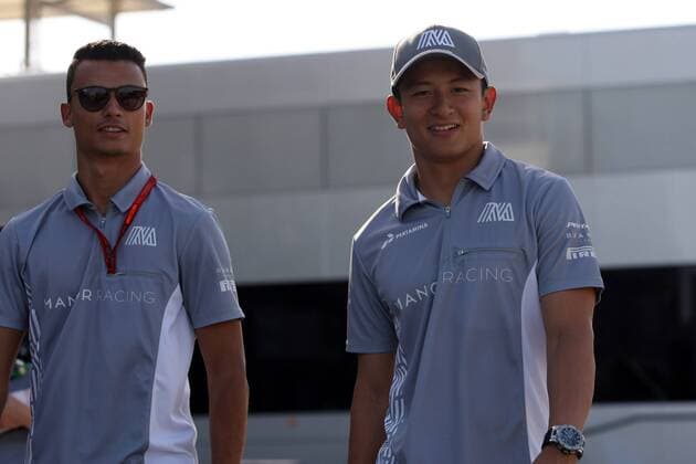 Formel 1, GP von Ungarn, Training Hungarian Grand Prix, Hungaroring, Budapest 21 - 24 July 2016 21.07.2016 - Pascal Wehrlein (GER) Manor Racing MRT05 and Rio Haryanto (IDN) Manor Racing MRT05 