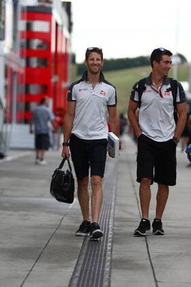Formel 1, GP von Ungarn, Training Hungarian Grand Prix, Hungaroring, Budapest 21 - 24 July 2016 22.07.2016 - Romain Grosjean (FRA) Haas F1 Team VF-16 