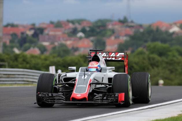Hungarian Grand Prix, Hungaroring, Budapest 21 - 24 July 2016 22.07.2016 - Free Practice 1, Romain Grosjean (FRA) Haas F1 Team VF-16 