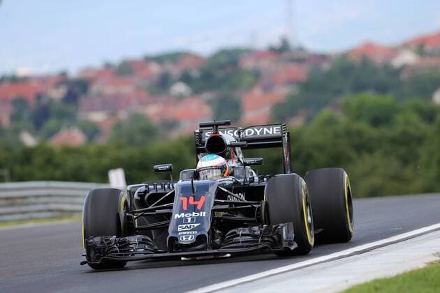 Hungarian Grand Prix, Hungaroring, Budapest 21 - 24 July 2016 22.07.2016 - Free Practice 1, Fernando Alonso (ESP) McLaren Honda MP4-31 
