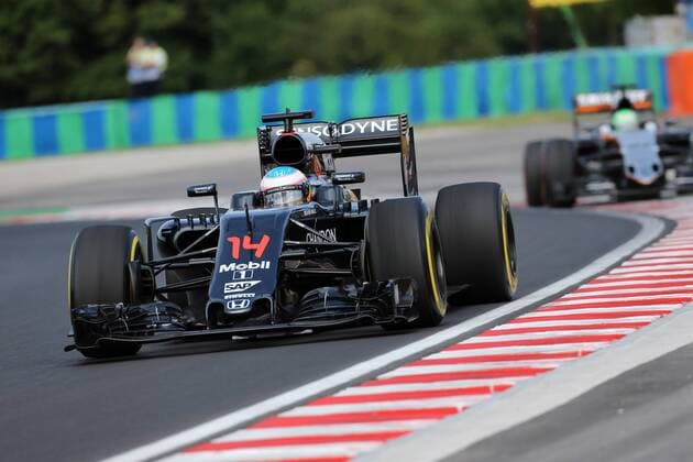 Hungarian Grand Prix, Hungaroring, Budapest 21 - 24 July 2016 22.07.2016 - Free Practice 1, Fernando Alonso (ESP) McLaren Honda MP4-31 