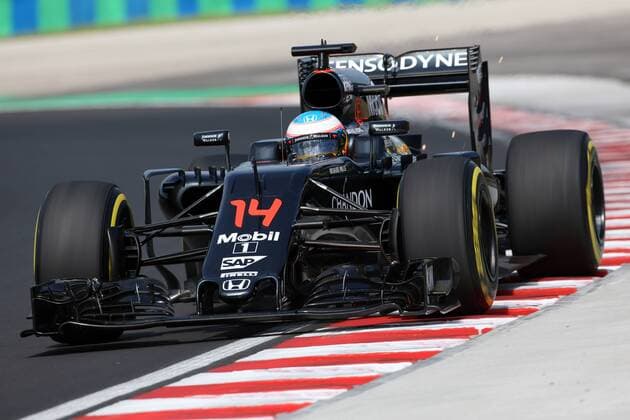 Hungarian Grand Prix, Hungaroring, Budapest 21 - 24 July 2016 22.07.2016 - Free Practice 1, Fernando Alonso (ESP) McLaren Honda MP4-31 