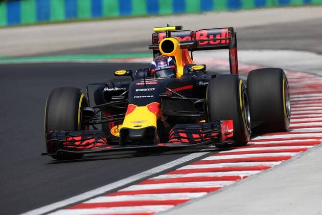 Hungarian Grand Prix, Hungaroring, Budapest 21 - 24 July 2016 22.07.2016 - Free Practice 1, Max Verstappen (NED) Red Bull Racing RB12 